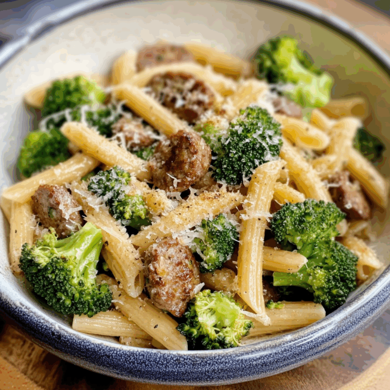 Pasta with Sausage and Broccoli: A Delicious and Nutritious Dinner