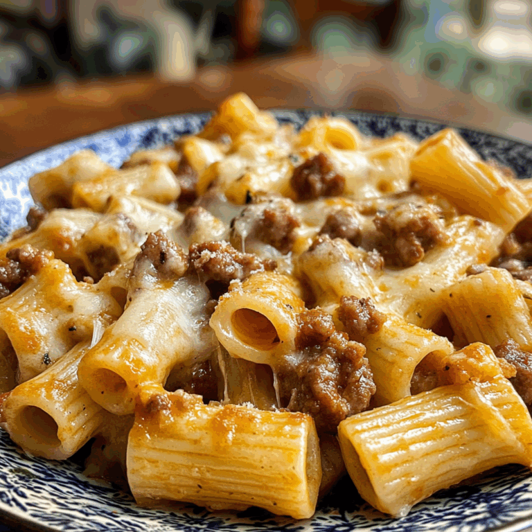 Creamy Pasta with Sausage and Cheese
