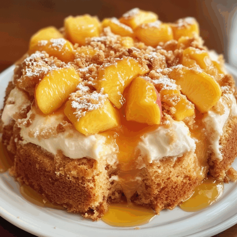 Peach Cobbler Pound Cake: A Delightful Fusion of Flavors