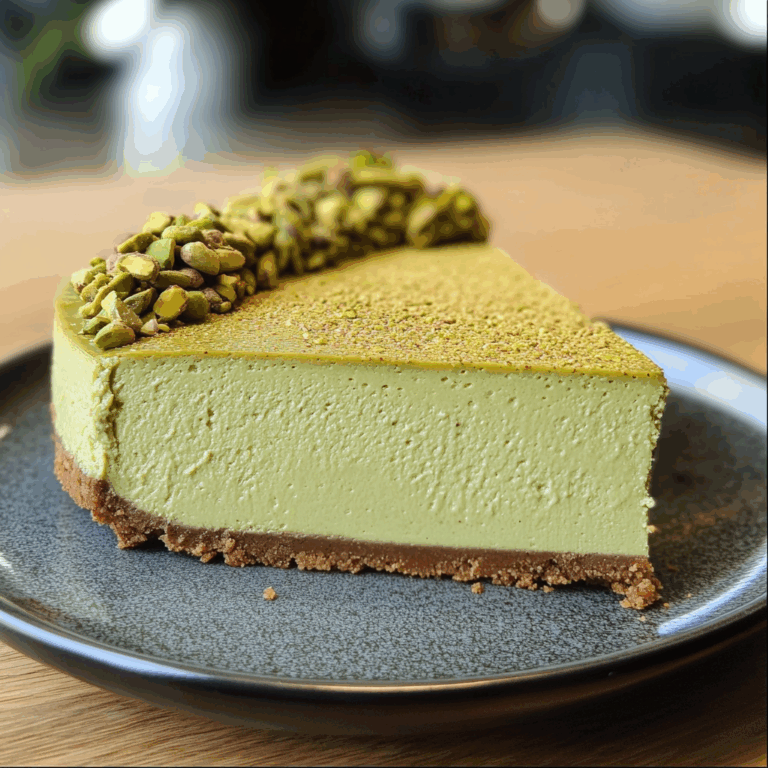 Creamy Pistachio Cheesecake: A Decadent Delight