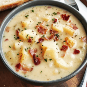 Creamy Potato and Bacon Soup: A Cozy, Comforting Delight