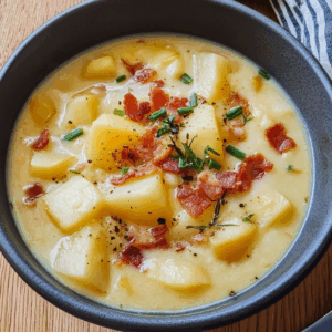 Creamy Potatoes and Bacon Soup
