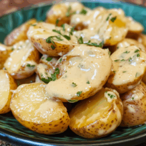 Delicious Potatoes with Creamy Sauce: A Comforting Classic